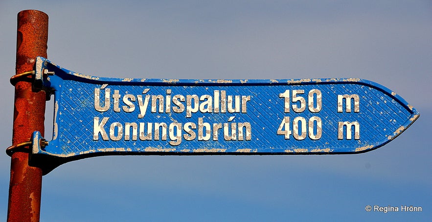 Nesjavellir road sign - SW-Iceland