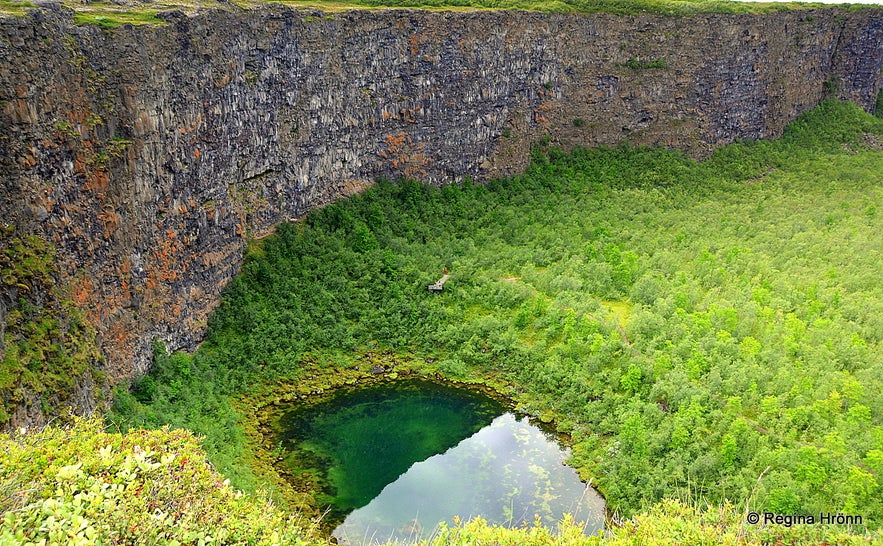The spectacular Diamond Circle in North Iceland