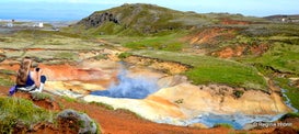 A colourful Hike through the Nesjalaugar and Köldulaugar Geothermal Areas in SW-Iceland