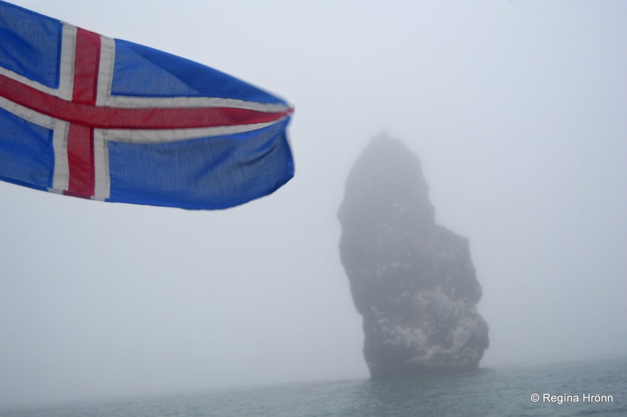 Drangey Bird Cliff in North Iceland and the Viking Grettir the Strong