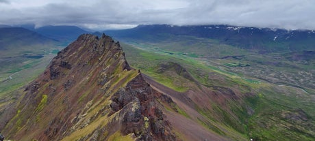 The views from Hraundrangi are magical.