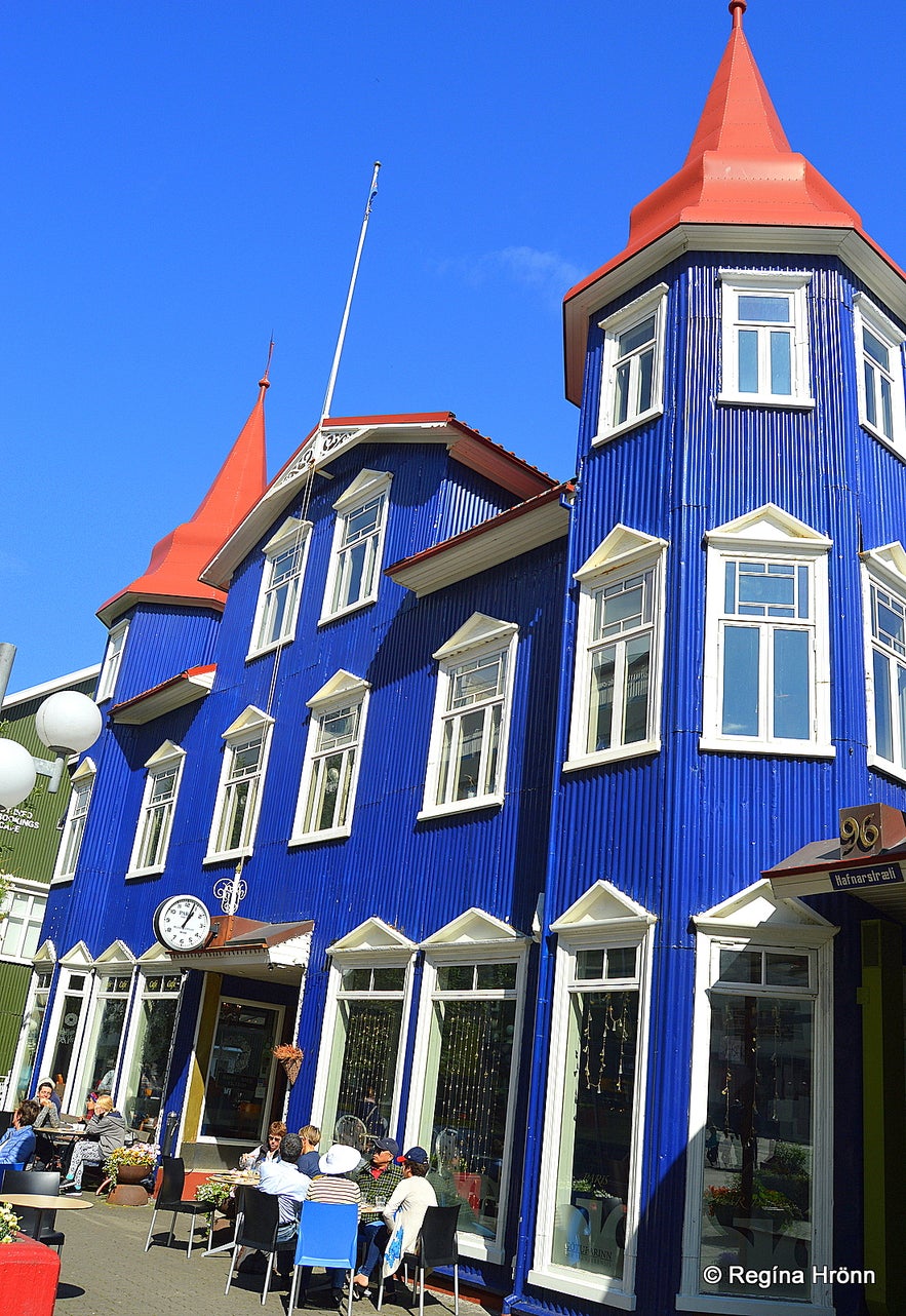 The shopping street in Akureyri North-Iceland The shopping street in Akureyri North-Iceland