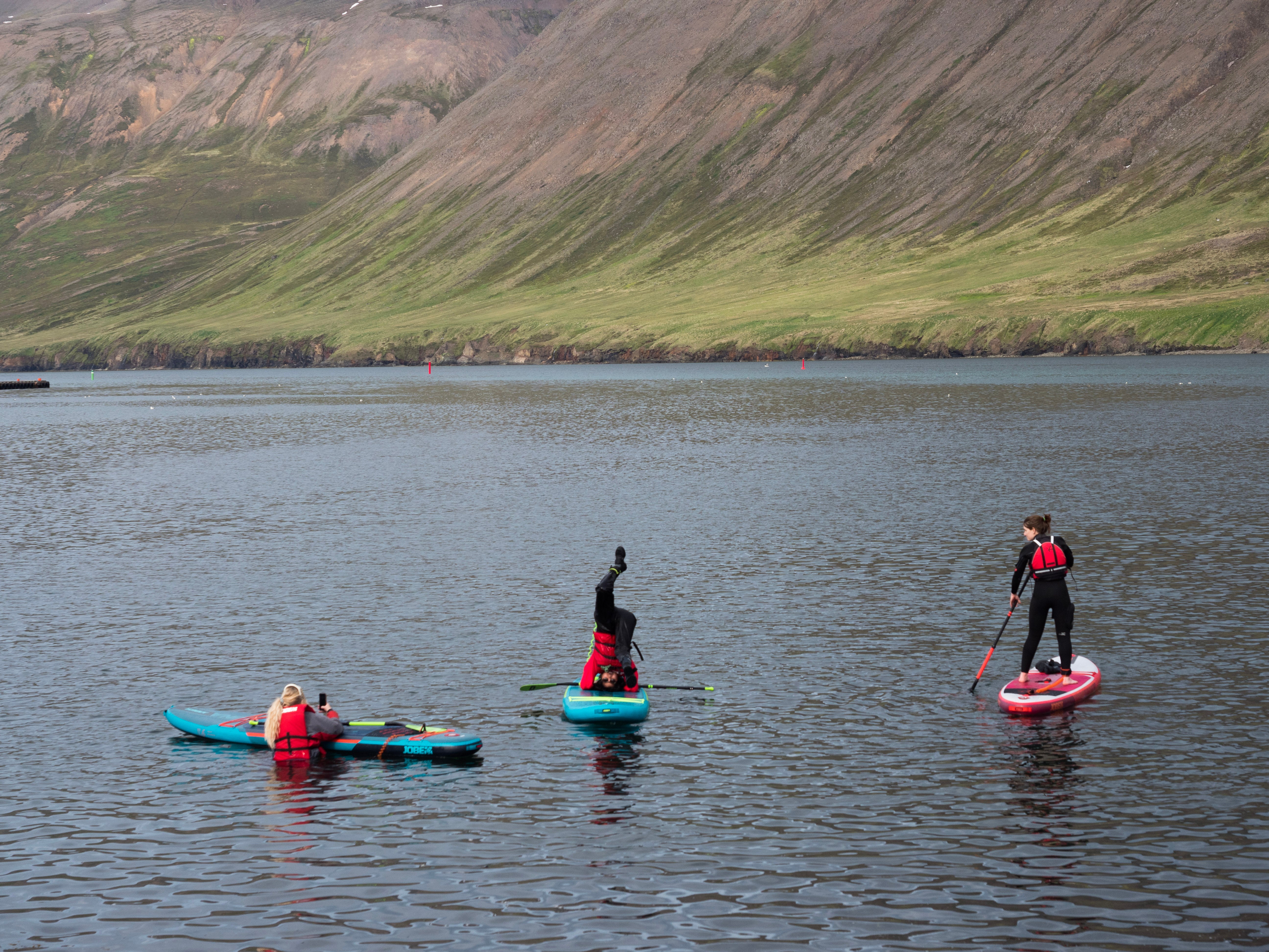 Private Guided Stand-Up Paddle Boarding Tour in Siglufjordur