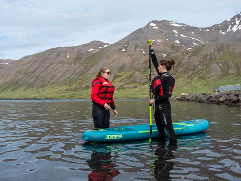 Private Guided Stand-Up Paddle Boarding Tour in Siglufjordur