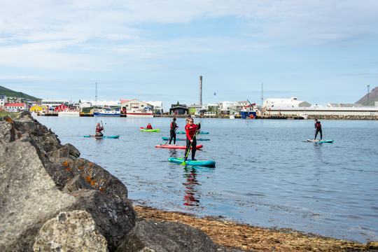 Private Guided Stand-Up Paddle Boarding Tour in Siglufjordur