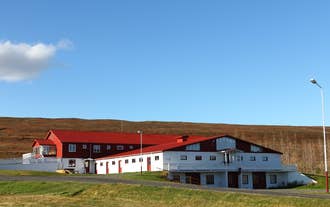 Guesthouse Narfastadir is located on a farm.