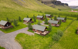 Pensjonat Horgsland posiada wiele wygodnych domków dla większych grup.