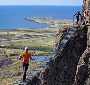 Via Ferrata Rock Climbing Tour on Mount Esja Near Reykjavik