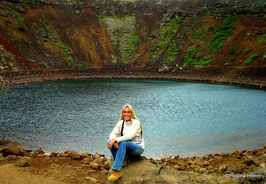 Regína by Kerið crater S-Iceland