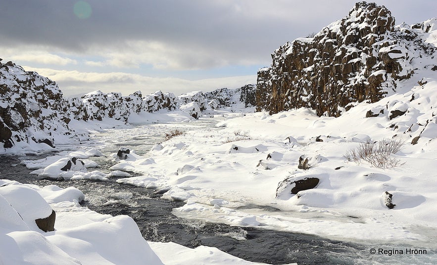 Öxará river at Þingvellir national park