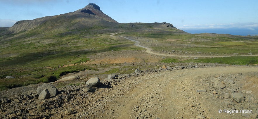 A very Scenic Drive across Jökulháls Mountain Pass on the Snæfellsnes Peninsula