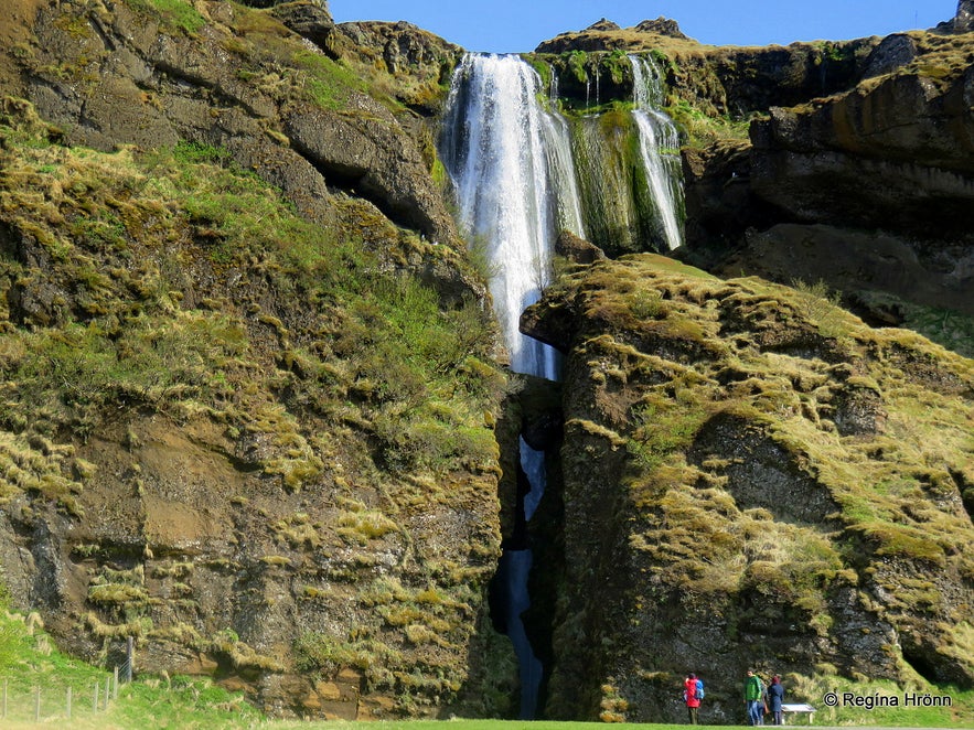 Gljúfrabúi waterfall