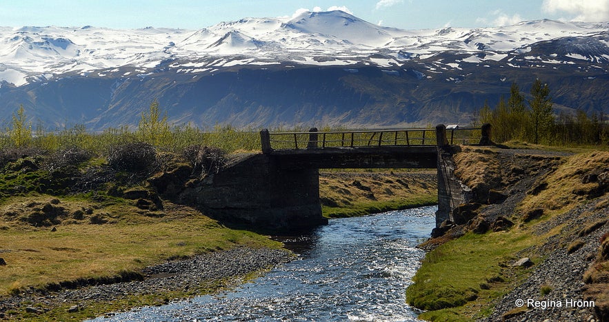 The old bridge over Merká river