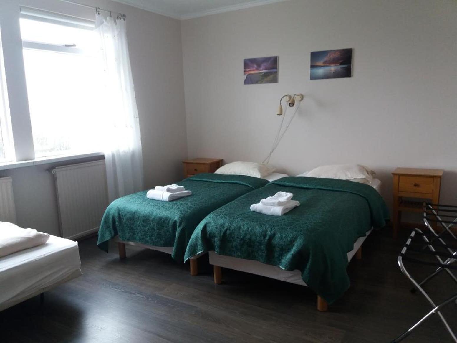 Hotel Burfell has several double rooms.