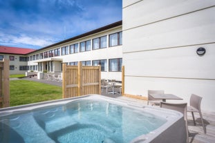 Hotel Laugarbakki has geothermal hot tub bathing opportunities.