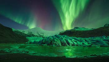 One-Week Northern Lights Winter Package with Ice Caving & National Parks