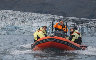 Zodiac-Bootstour auf der Gletscherlagune Jökulsárlón