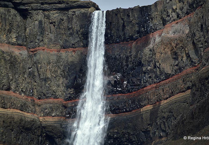 The majestic Hengifoss and Litlanesfoss Waterfalls in East Iceland