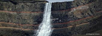 The majestic Hengifoss and Litlanesfoss Waterfalls in East Iceland