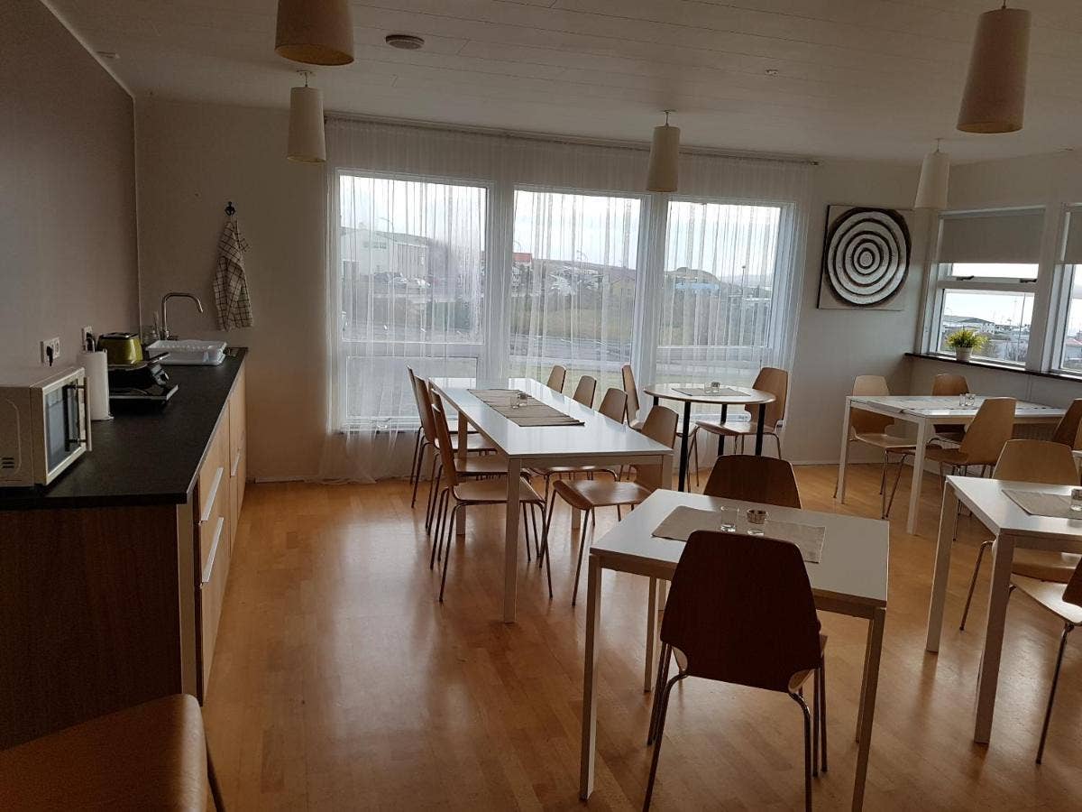 Hotel Hvammstangi Guesthouse has spacious communal areas.