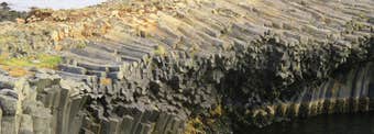 Kálfshamarsvík - extraordinary Basalt Columns at Skagi in North Iceland