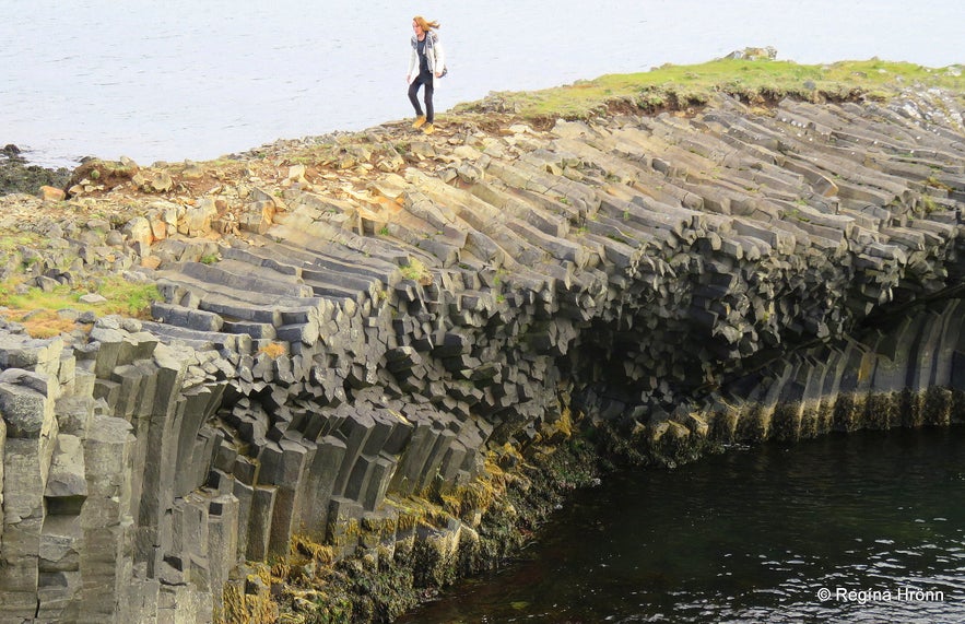 Kálfshamarsvík cove at Skagi North Iceland