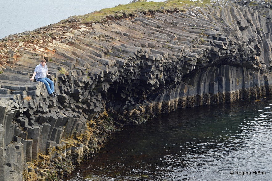 Kálfshamarsvík - extraordinary Basalt Columns at Skagi in North Iceland