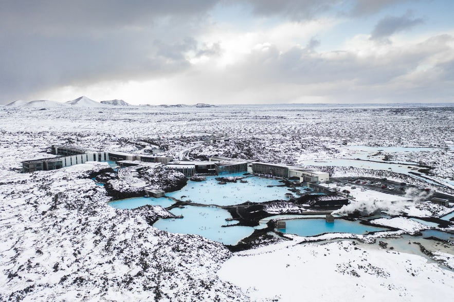 The Blue Lagoon stays warm year round, making it a great winter destination.