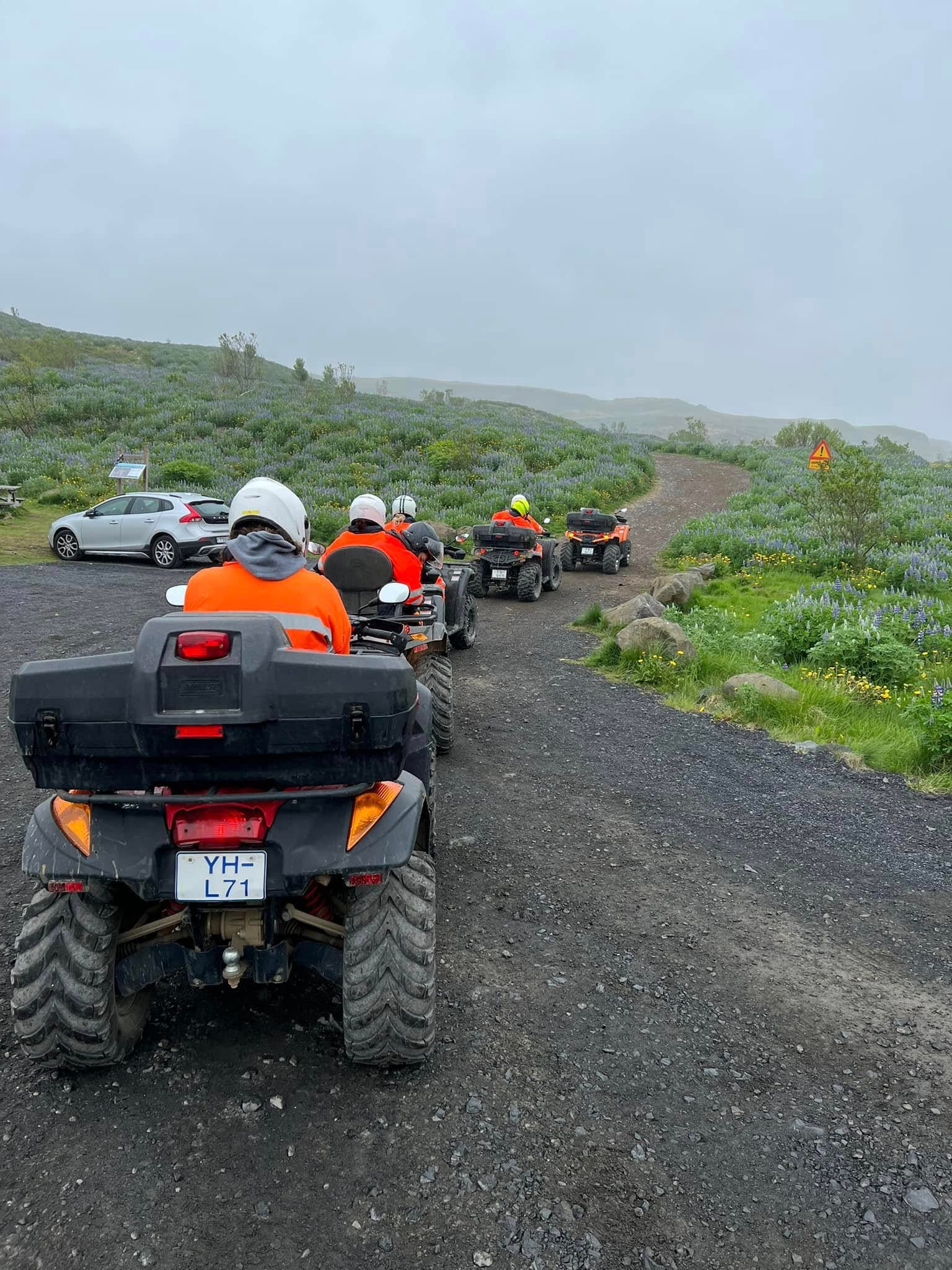 Gemakkelijke Quad-tocht van 1 Uur door het IJslandse Platteland met Transfer vanuit Reykjavik