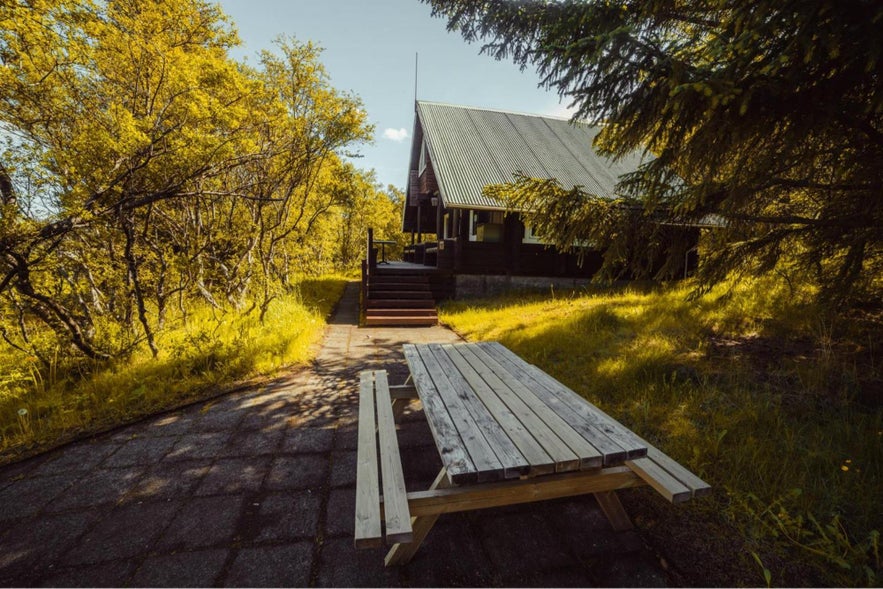 One of the Volcano Huts for budget-conscious hikers visiting Thorsmork Valley.