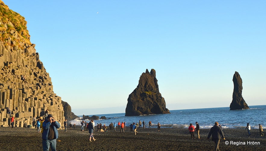 Extremely dangerous Waves by Reynisfjara and Kirkjufjara black Beaches in South-Iceland!