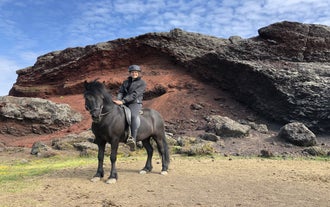 Anmelderrost ridetur med valgfri afhentning fra Reykjavik
