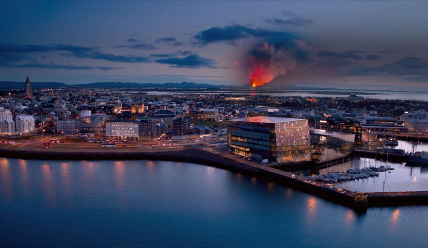 Volcano Express is located in the iconic Harpa conference event hall in Reykjavik center.