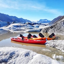 Heinaberg is a breathtaking place to go kayaking.