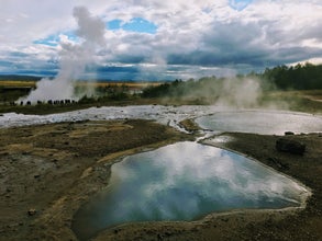 Iceland's Geysir is a result of the country's high geothermal activity.