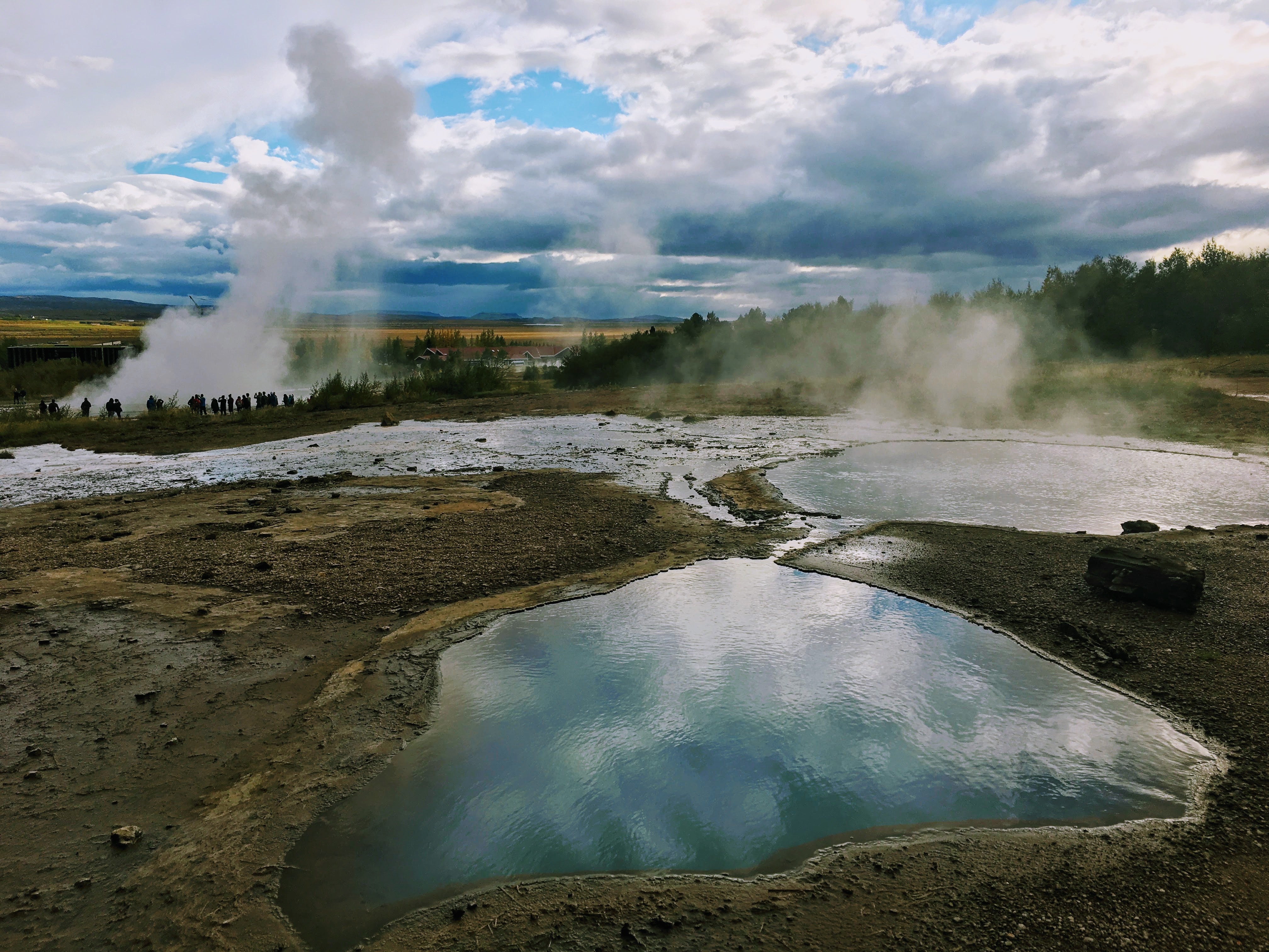 Iceland's Geysir is a result of the country's high geothermal activity.
