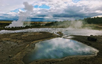 Iceland's Geysir is a result of the country's high geothermal activity.