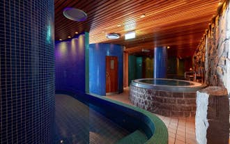 Hilton Reykjavik Nordica highlights a spa and wellness center.
