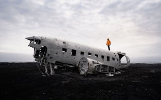 ATV-Tocht naar het Vliegtuigwrak aan de Zuidkust vanaf de Myrdalsjokull-gletsjer