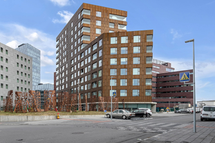 Front view of the Sif Aparrtments' building from across the street