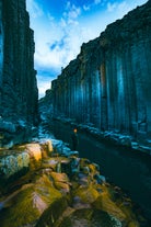 The towering basalt walls of Studlagil Canyon looks stunning up close.