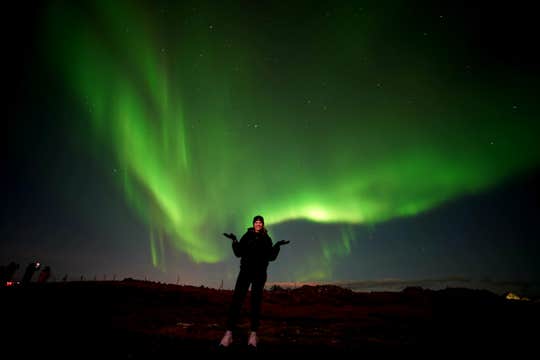 Private Northern Lights Tour with Professional Photoshoot and Warm Snacks from Reykjavik
