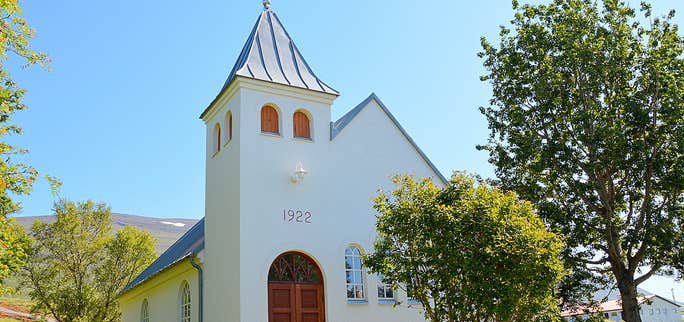 Eyjafjörður Fjord in North Iceland - Historical Churches