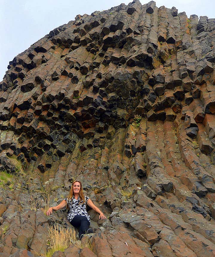 Bjartmarssteinn Rock in the Westfjords Region of Iceland - the Market Town of the Elves