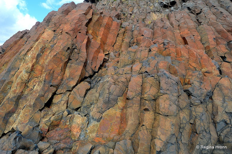 Bjartmarssteinn Rock in the Westfjords Region of Iceland - the Market Town of the Elves