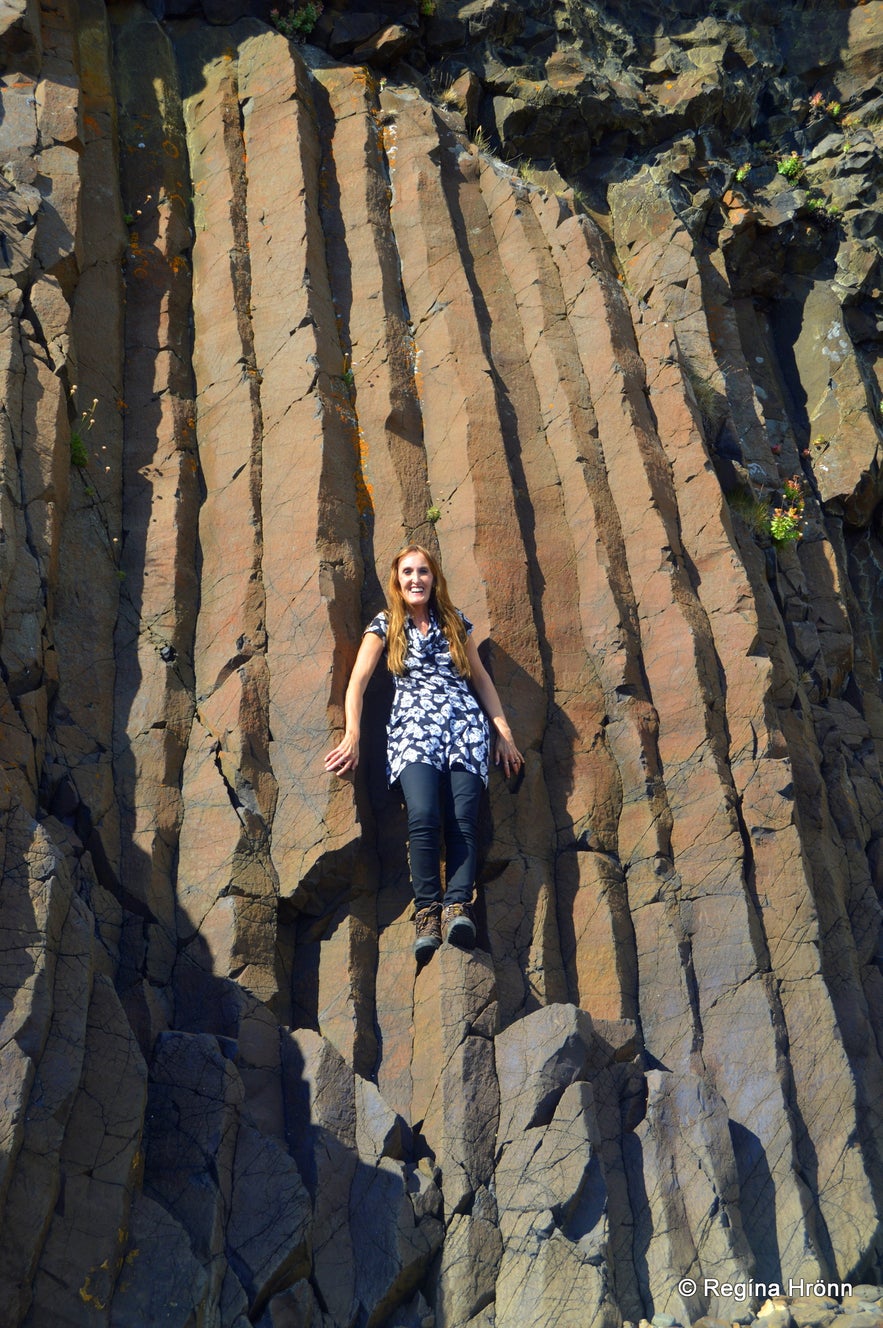 Bjartmarssteinn Rock in the Westfjords Region of Iceland - the Market Town of the Elves