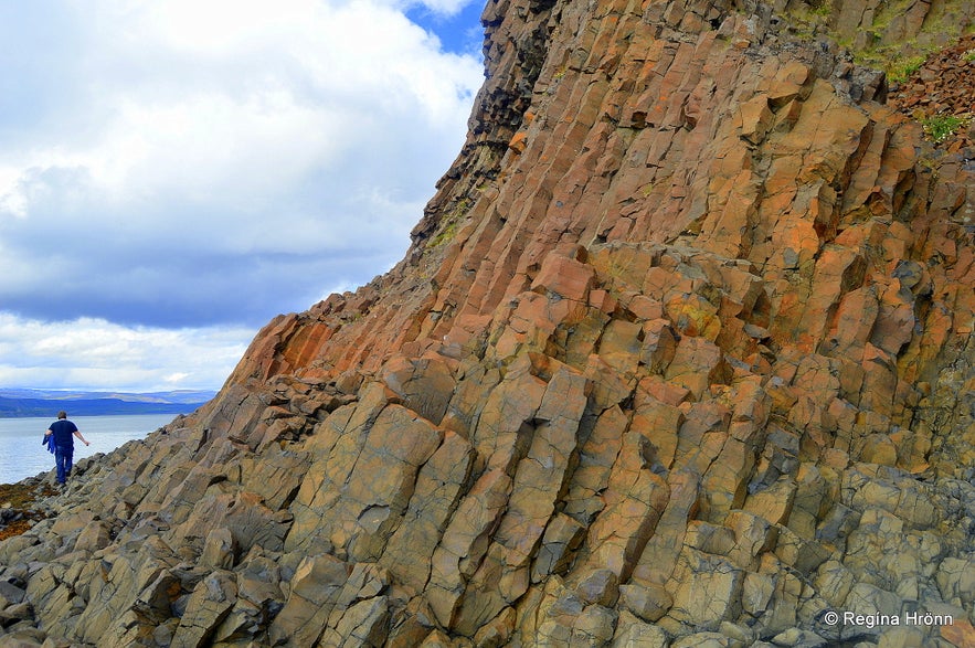 Bjartmarssteinn Rock in the Westfjords Region of Iceland - the Market Town of the Elves