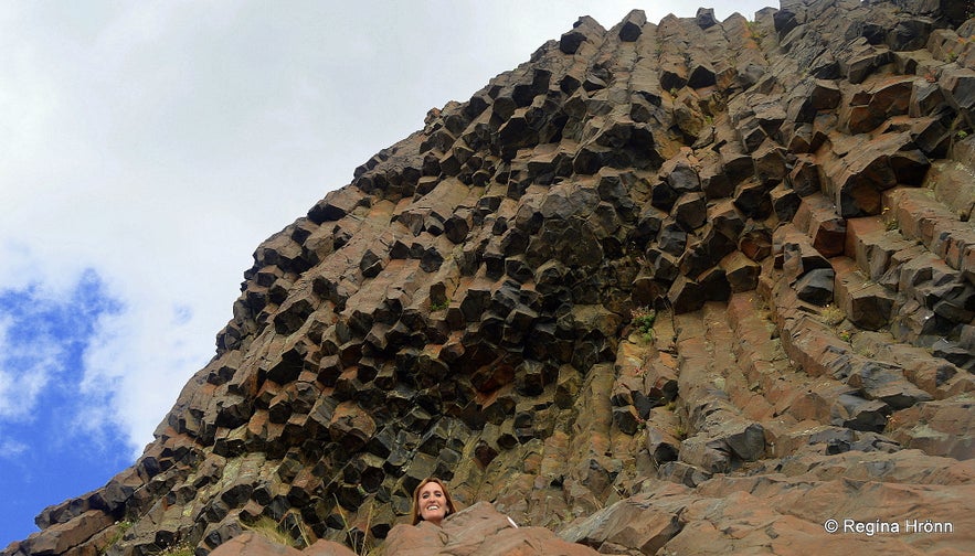 Bjartmarssteinn Rock in the Westfjords Region of Iceland - the Market Town of the Elves