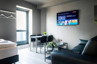 The New Post Office's suites have flat-screen televisions.