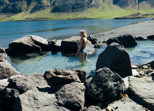 Ontspannend Bad in de Hvammsvik Hot Springs met Transfer vanuit Reykjavik